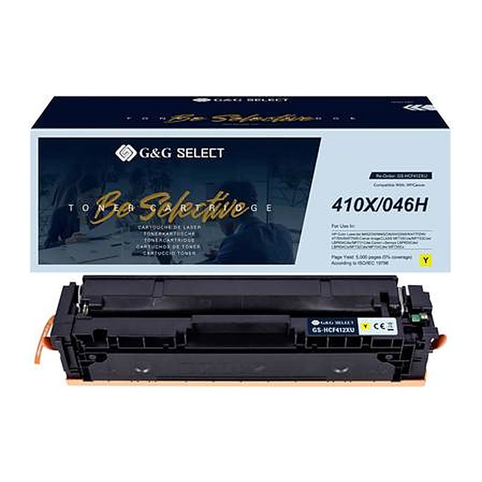 G&G Select XL-Toner kompatibel mit HP 410X/ CF412X