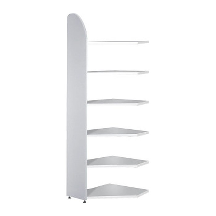 Kerkmann Eckregal Dante lichtgrau 60,0 x 32,5 - 60,0 x 225,0 cm, 1 St.