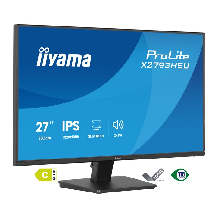 IIYAMA 68.6cm (27") X2793HSU-B1 16:9 HDMI+DP+2xUSB IPS