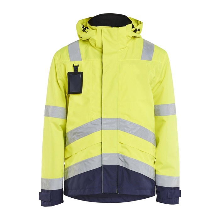 BLAKLÄDER® unisex Regenjacke "4837" gelb Größe 2XL