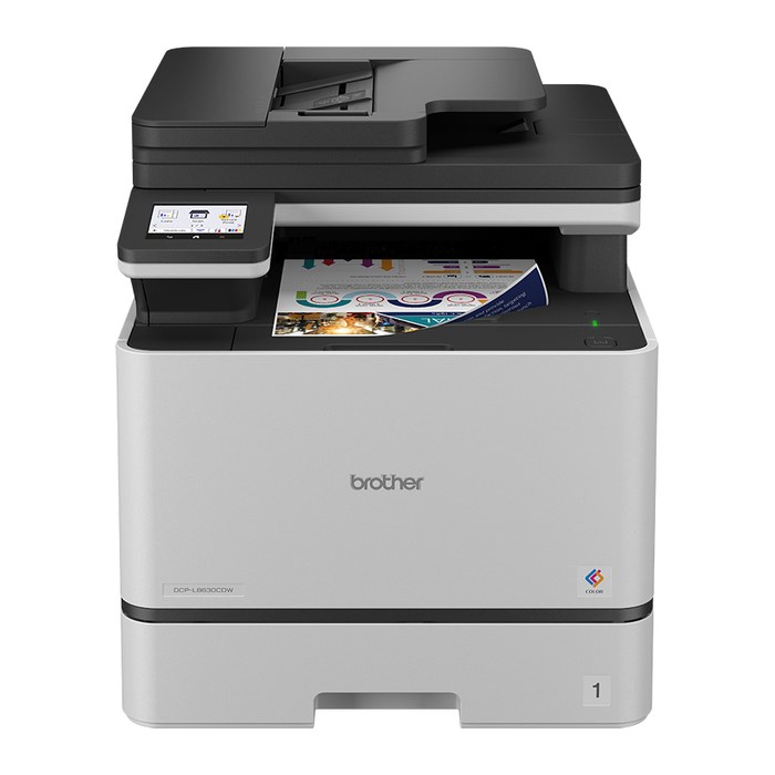 brother DCP-L8630CDW 3 in 1 Farblaser-Multifunktionsdrucker grau