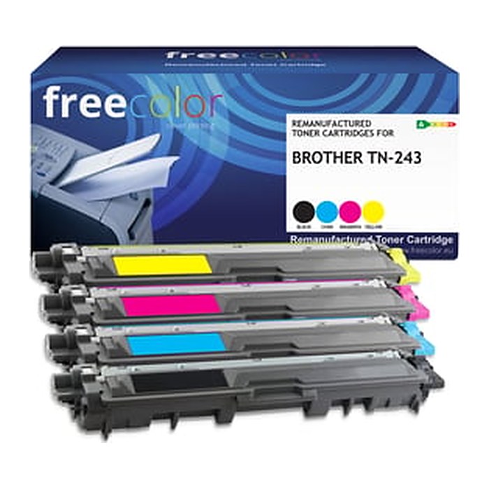 Freecolor Toner Brother TN-243 B/C/M/Y remanufactured