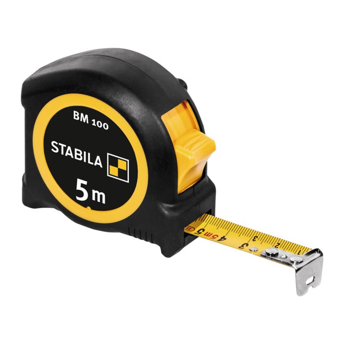 STABILA Maßband BM 100 19568, Stahl 5,0 m