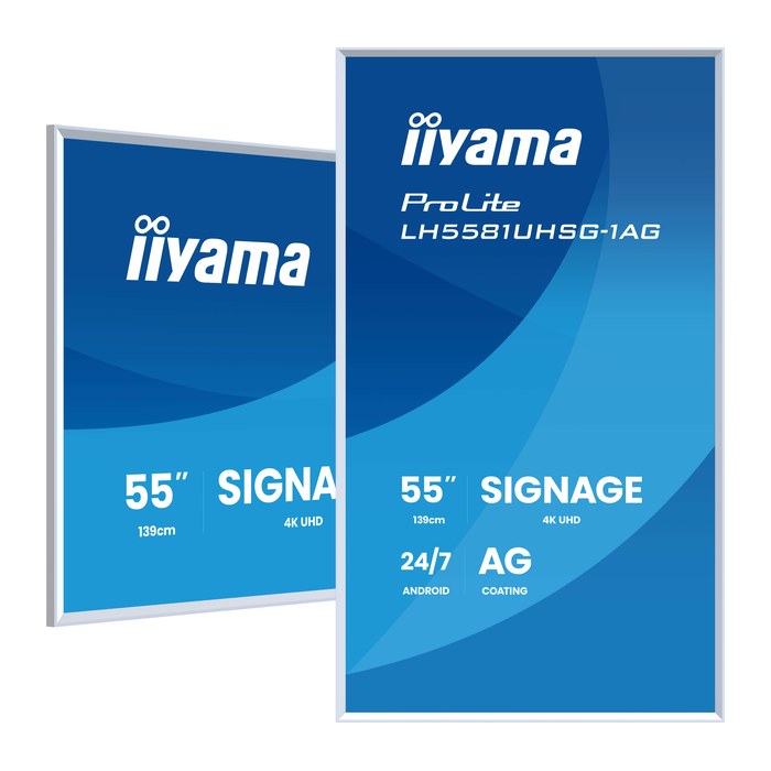 IIYAMA 139.0cm(55") LH5581UHSG-1AG 16:9 2xHDMI+USB-C (Speditionsversand)