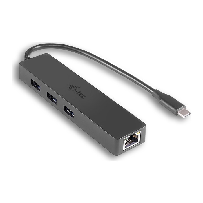 i-tec® USB-Hub Advance Series Slim USB-C 3-fach schwarz