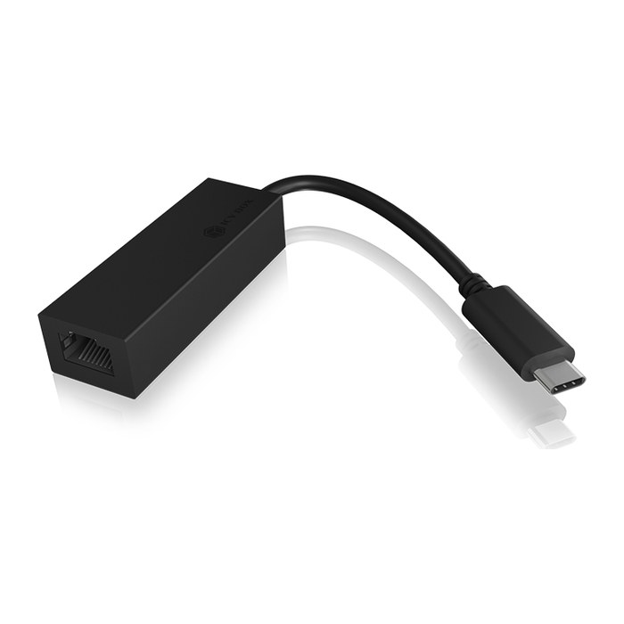 RaidSonic ICY BOX® IB-LAN100-C3 USB C/RJ 45 LAN-Adapter, 1 St.