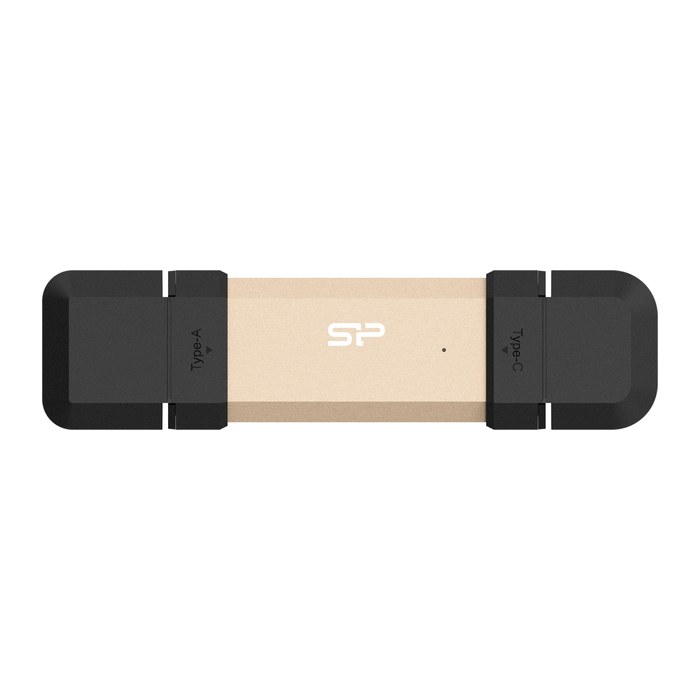 Silicon Power USB-Stick 1TB USB3.2 + Type-C DS72 Gold