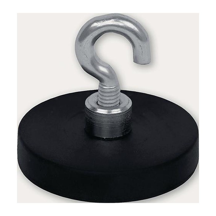 EICHNER Magnethaken schwarz, Metall Ø 3,6 x 1,7 cm, 5 St.