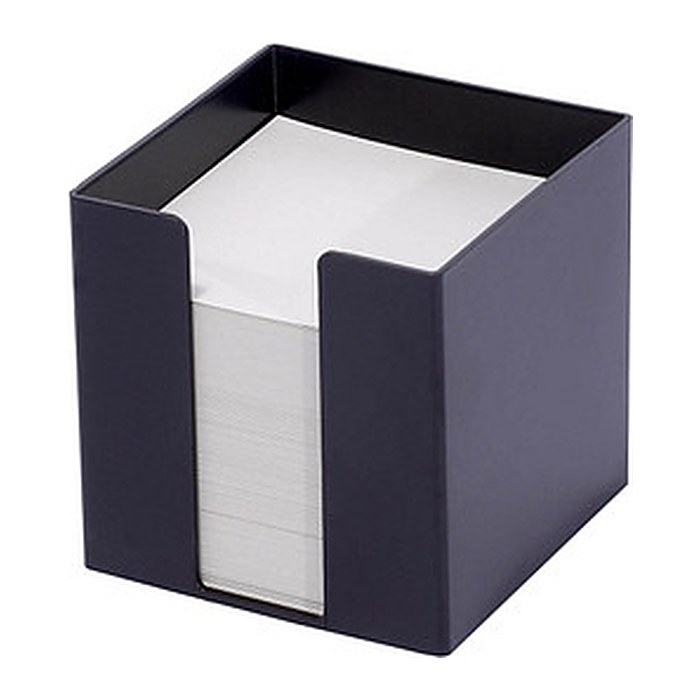M&M Zettelbox schwarz inkl. 700 Notizzettel weiß, 1 St.