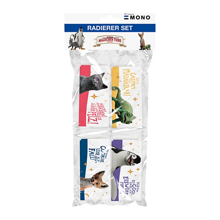 Tombow Radiergummis Die Schule der magischen Tiere weiß, 4 St.