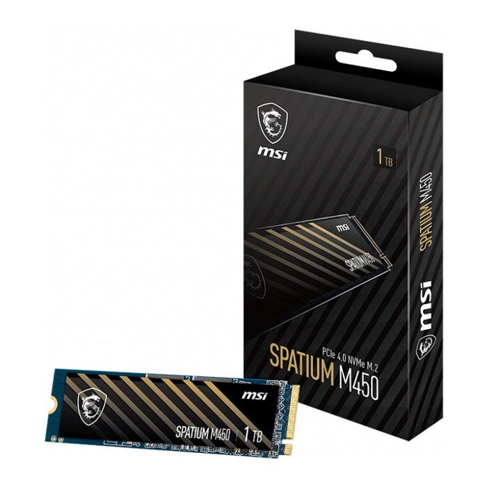 SSD 1TB MSI Spatium M450 V1 (M.2 2280) PCIe Gen4 x4 NVMe