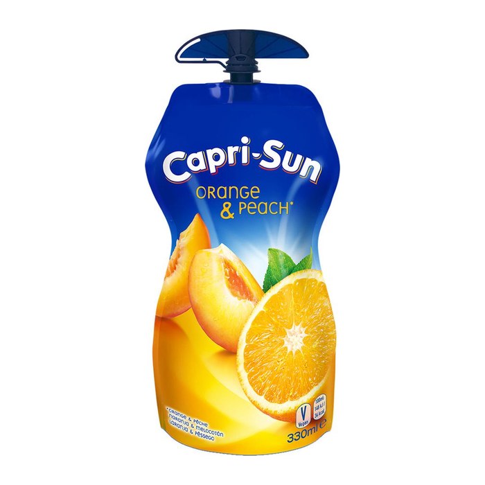 Capri-Sun Fruchtsaftgetränk Orange, Pfirsich 15x 0,33 l