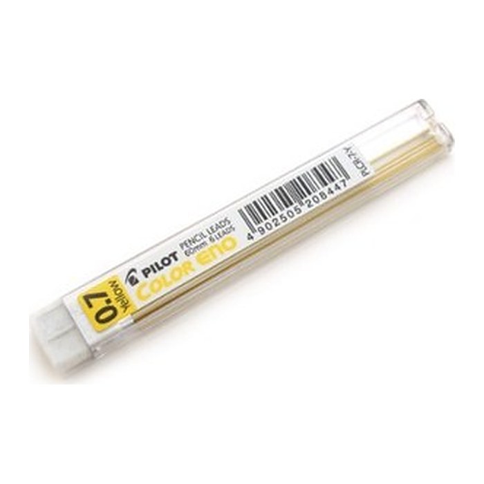 PILOT Color ENO Fallminen-Bleistiftminen gelb 0,7 mm, 6 St.