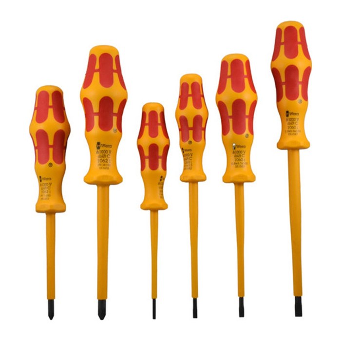 Wera 1060 i/1062 i/6 Schraubendrehersatz Kraftform VDE