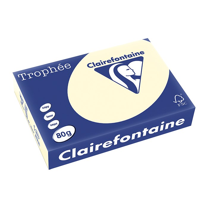 Clairefontaine Kopierpapier Trophée sand DIN A4 80 g/qm 500 Blatt