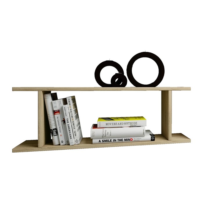 VCM my home Wandregal Sirola sonoma-eiche 80,0 x 20,0 x 28,0 cm, 1 St.