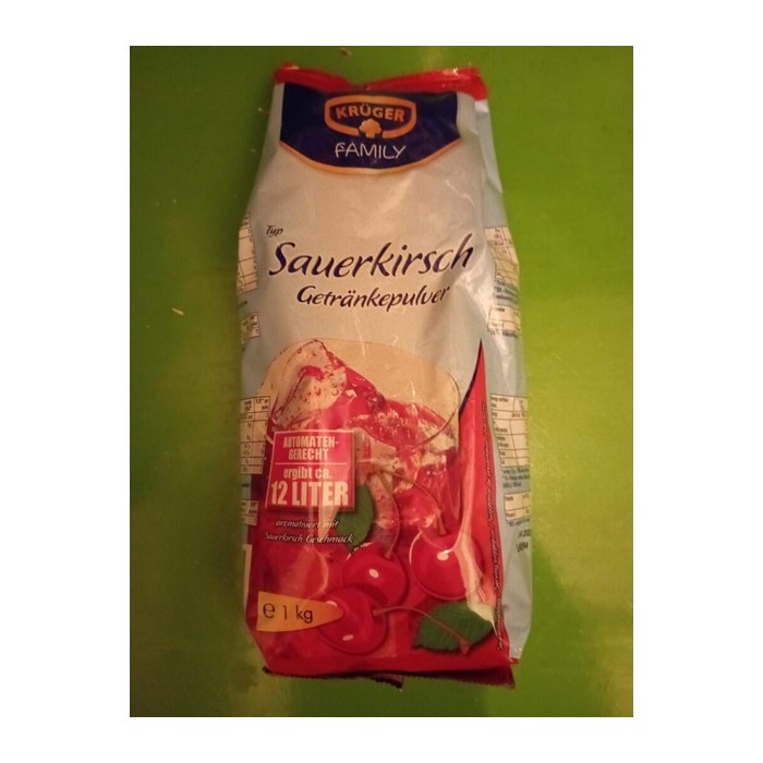 KRÜGER Sauerkirsch Getränkepulver 1,0 kg