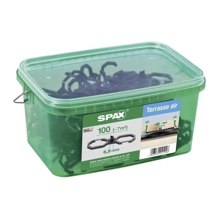 SPAX® Terrassen-Abstandshalter AIR 6,5 mm, 100 St.