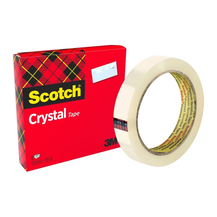 Scotch Crystal Klebefilm kristall-klar 19,0 mm x 33,0 m 1 Rolle
