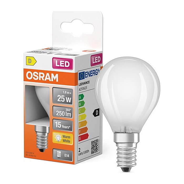 OSRAM LED-Lampe Star Classic P25 E14 1,8 W matt, 1 St.
