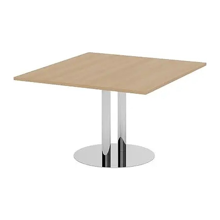 HAMMERBACHER Verbindungsplatte KT12S eiche, chrom rechteckig 120,0 x 130,0 x 74,0 cm