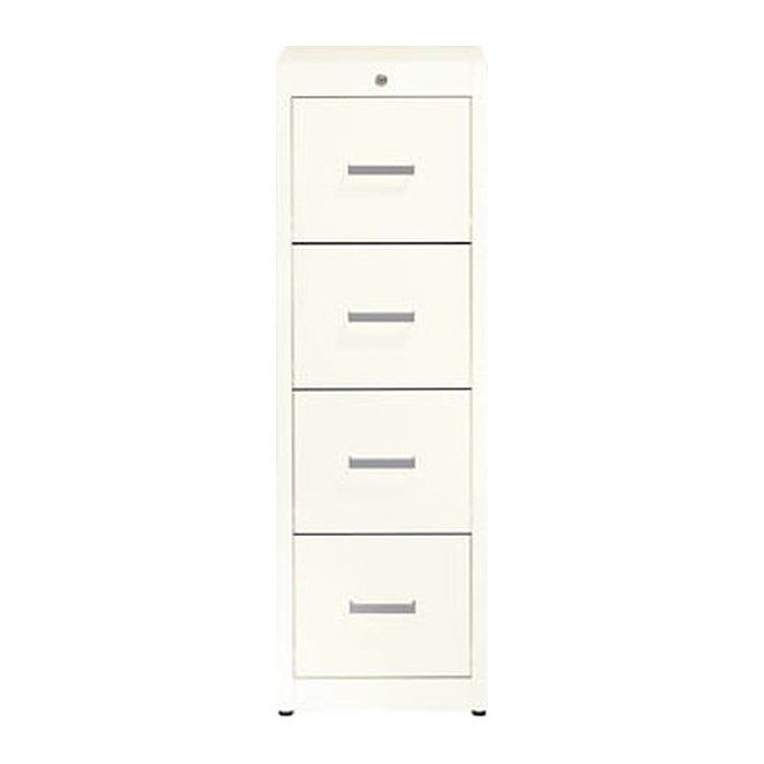 mauser client entry Hängeregistraturschrank reinweiß 4 Schubladen 43,4 x 60,0 x 135,0 cm, 1 St.