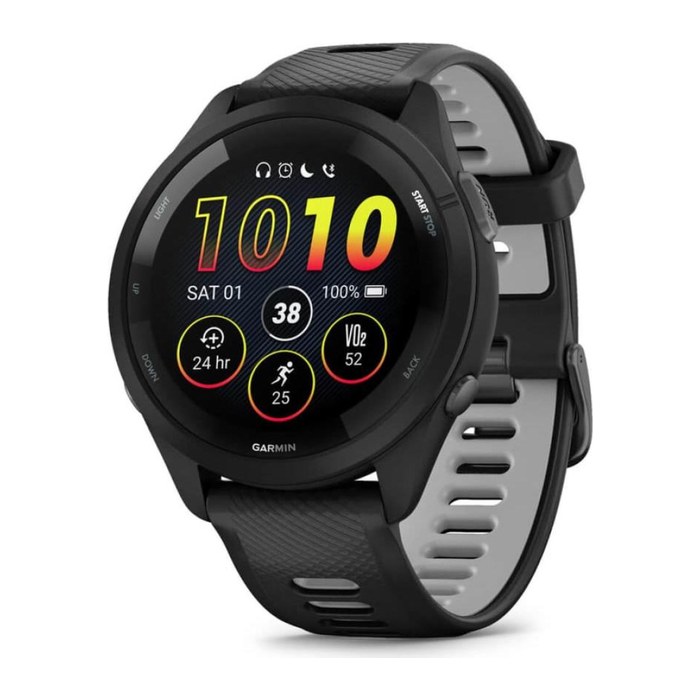 GARMIN Forerunner 265 Fitnesstracker schwarz, hellgrau