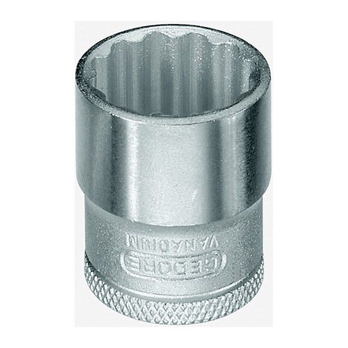 GEDORE 3/8 Zoll 12-kant Steckschlüsseleinsatz Größe: 22,0 mm