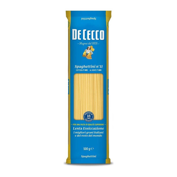 DE CECCO Spaghettini No. 11 500,0 g, 1 Pack