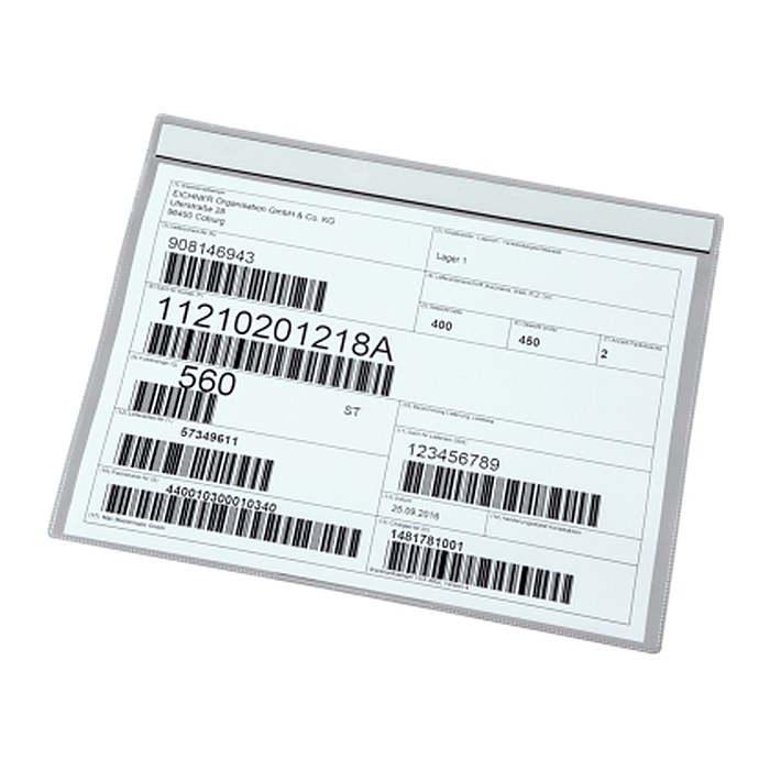 EICHNER Sichthüllen magnetisch DIN A4 quer transparent glatt 0,5 mm, 50 St.