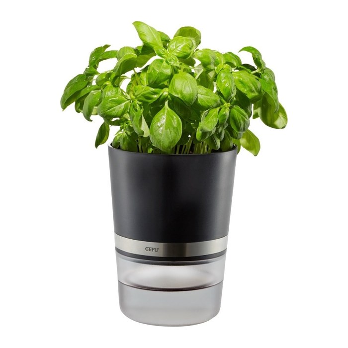 GEFU® Übertopf Botanico Metall, Ø 14,2 cm schwarz rund, 1 St.