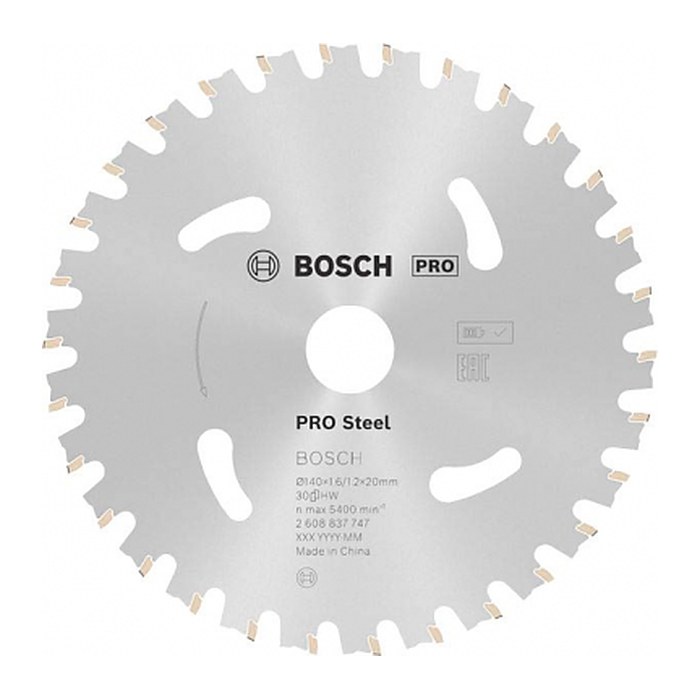 BOSCH PRO Steel Kreissägeblatt 140,0 mm, 30 Zähne, 1 St.