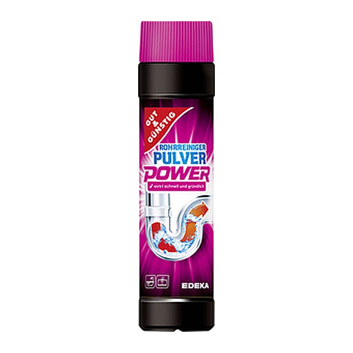 GUT&GÜNSTIG PULVER POWER Rohrreiniger 600 g, 1 St.