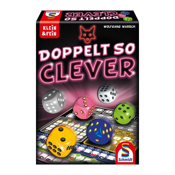 Schmidt Doppelt so clever Würfelspiel, 1 St.