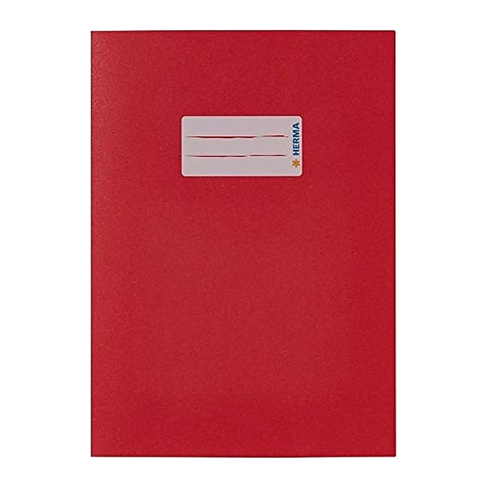 HERMA Heftumschlag glatt rot Papier DIN A5, 1 St.