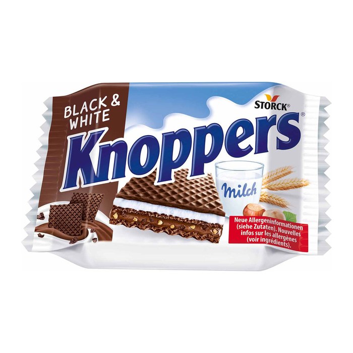 Knoppers® Haselnuss-Schnitten Black & White , 24 St.