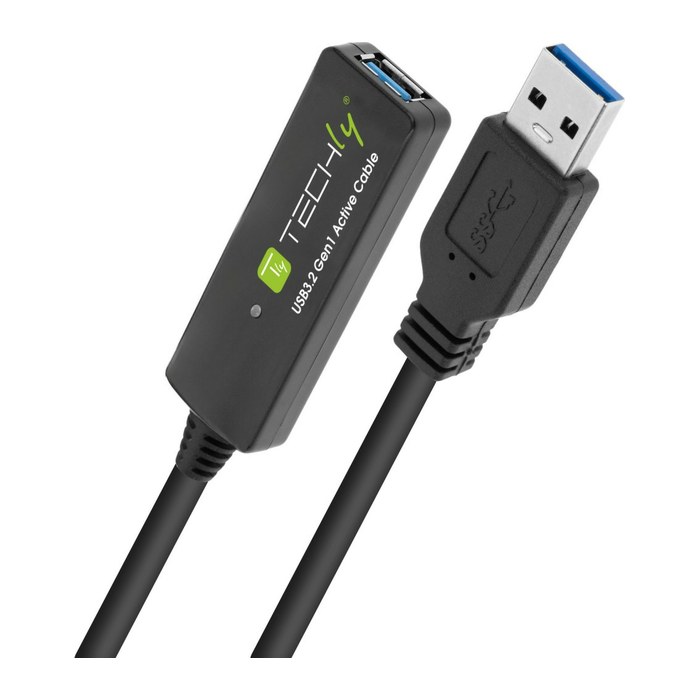 Techly USB 3.0 Repeater Kabel 10m