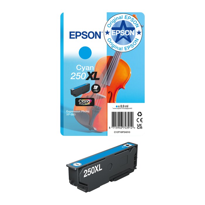 EPSON 250XL (Violine) cyan Druckerpatrone