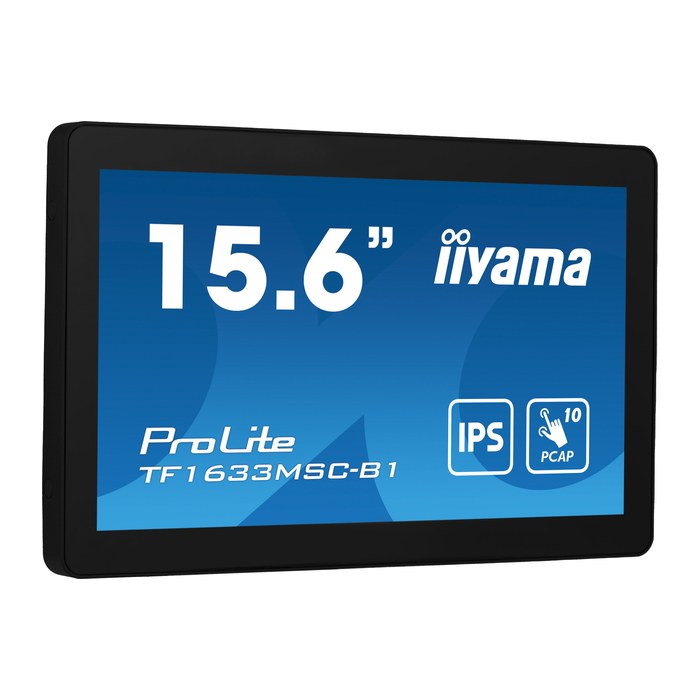 IIYAMA 39.5cm (15,6") TF1633MSC-B1 16:9 M-Touch HDMI+DP bl. retail