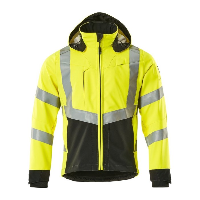 MASCOT® unisex Warnjacke Blackpool gelb, schwarz Größe 2XL