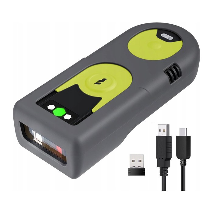 inateck BCST-42 Green 1D/2D Barcode Scanner, Bluetooth, 2,4G