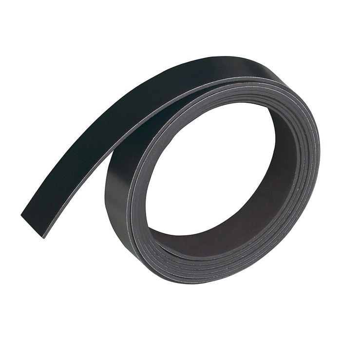 FRANKEN Magnetband schwarz 1,0 cm x 1,0 m, 1 St.