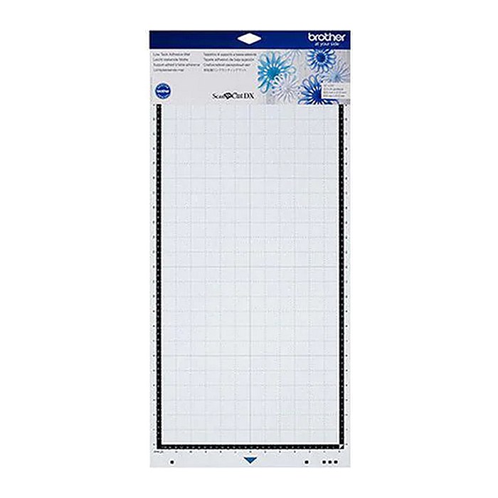 brother CADXMATLOW24 Schneidematte für Schneideplotter leicht klebend 305 x 610 mm (12 x 24 Zoll) für 0,1 - 0,3 mm dickes Material, 1 St.