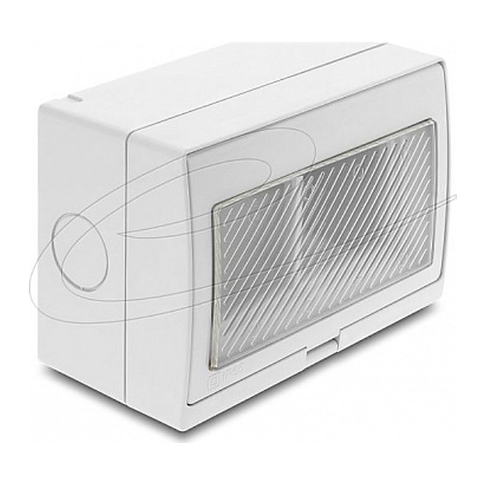 DELOCK Easy 45 Aufputzgehäuse IP55 wasserfest 4 Port