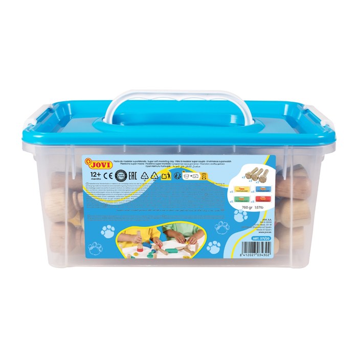 JOVI Knete My First Plastilina Baby farbsortiert, 20 Farben je 38,0 g