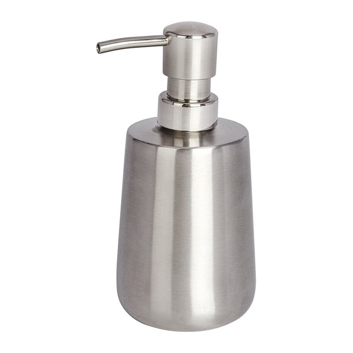 WENKO Seifenspender Solid 22607100 silber Edelstahl 420,0 ml, 1 St.