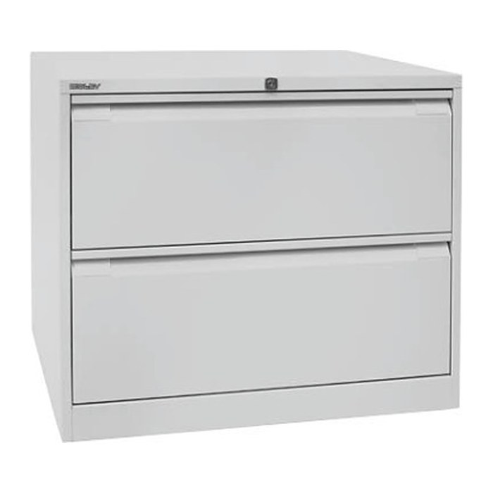 BISLEY Hängeregistraturschrank lichtgrau 2 Schubladen 80,0 x 62,2 x 71,1 cm, 1 St.