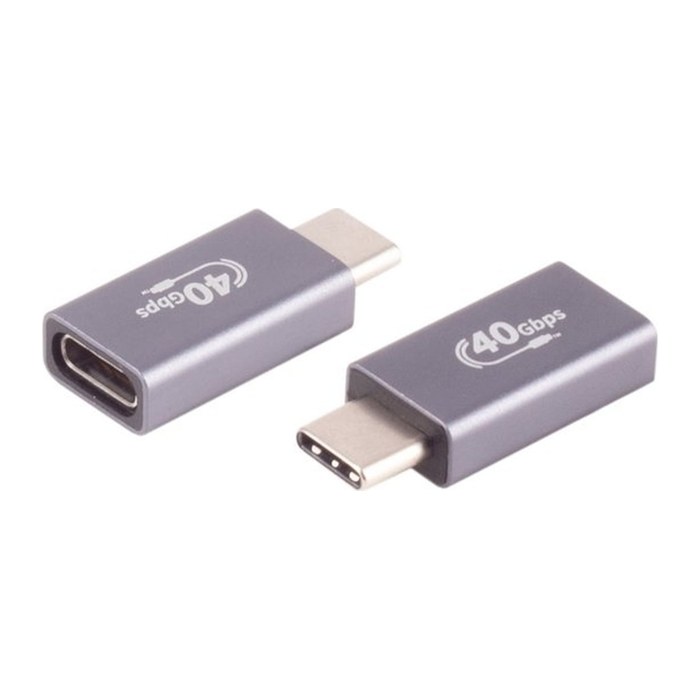Shiverpeaks USB-C Adapter USB-C Buchse 4.0 Metall Pro