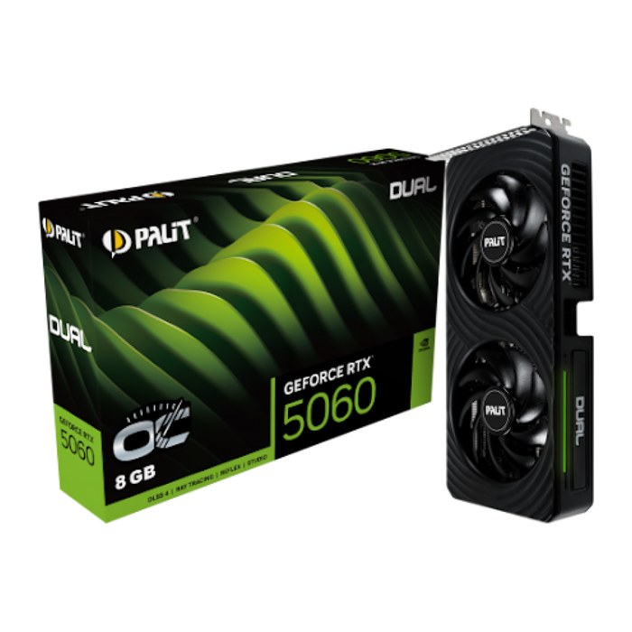 Palit RTX5060 DUAL OC 8GB GDDR7 HDMI 3xDP