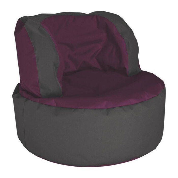 SITTING POINT Bebop SCUBA Sitzsack aubergine, anthrazit